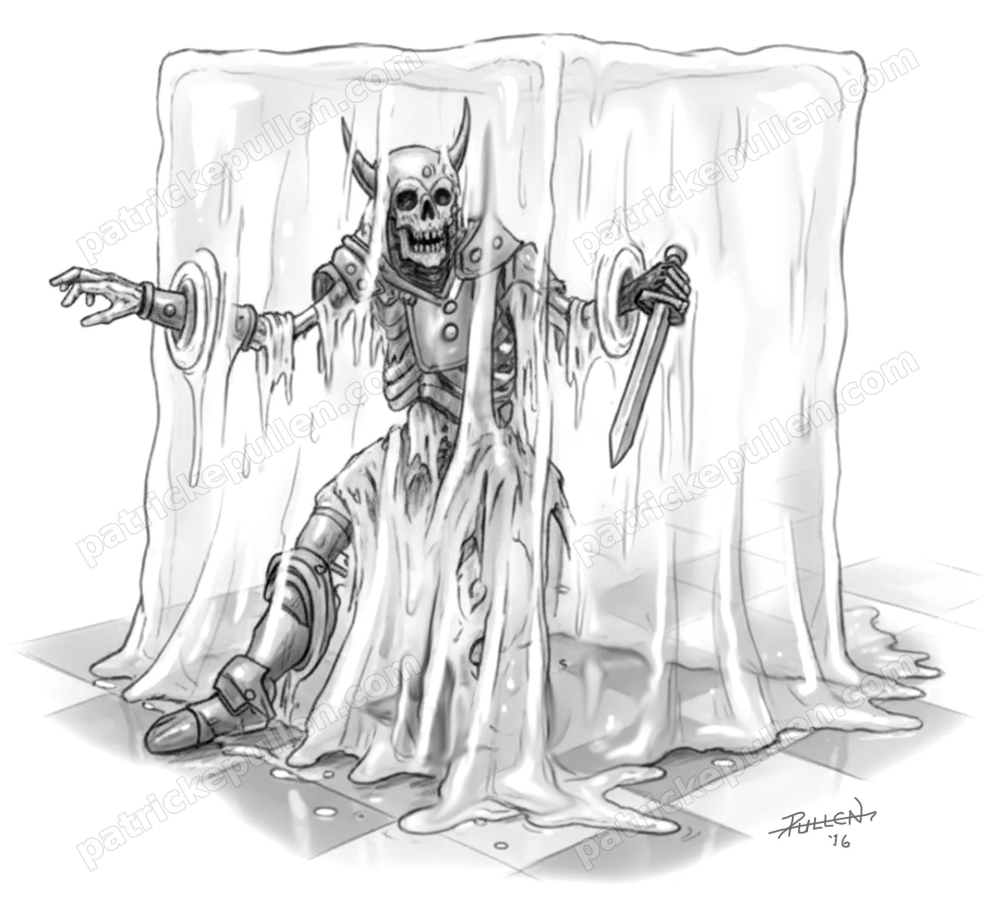 Gelatinous Cube Sketch