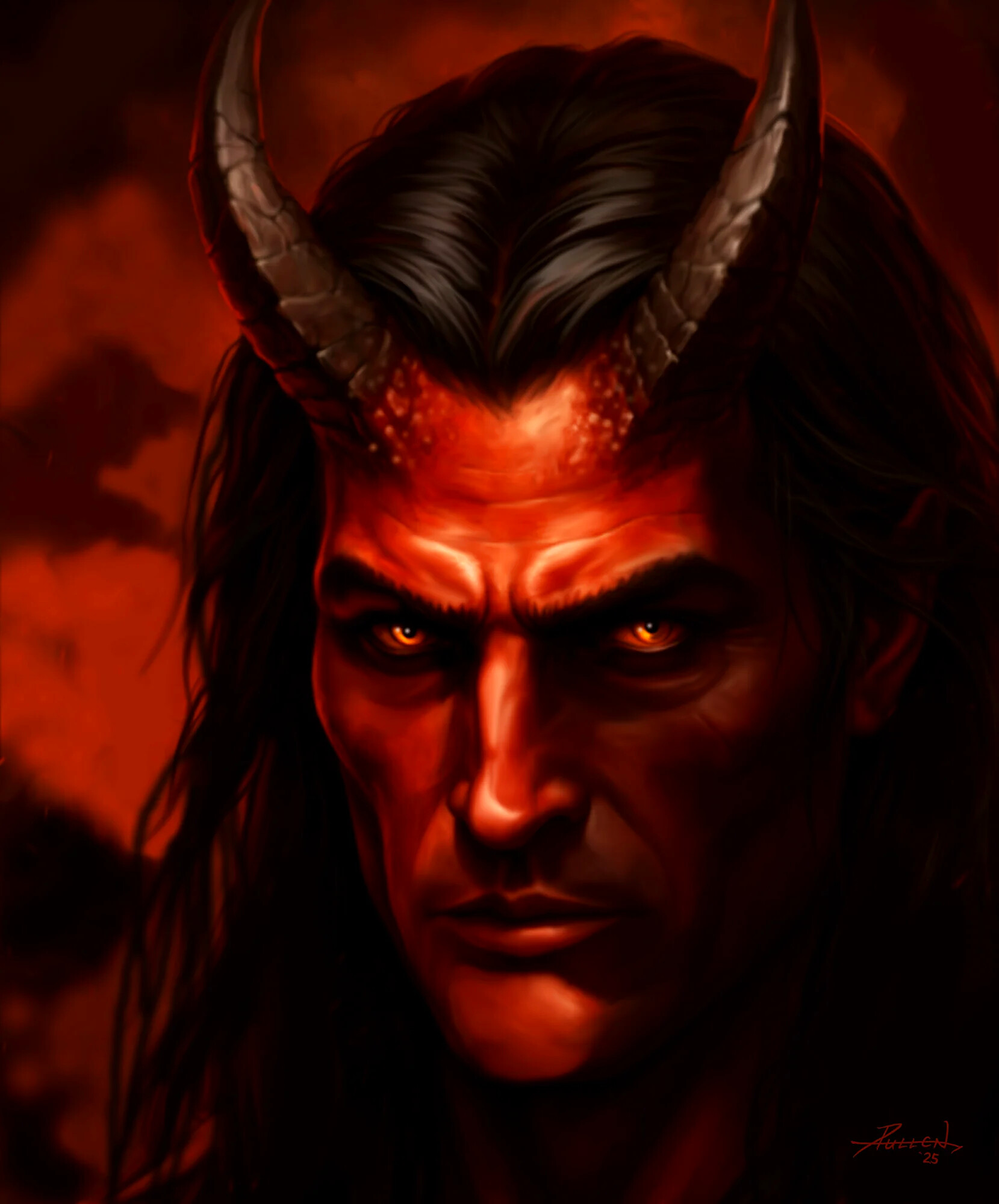 Tiefling in Hell