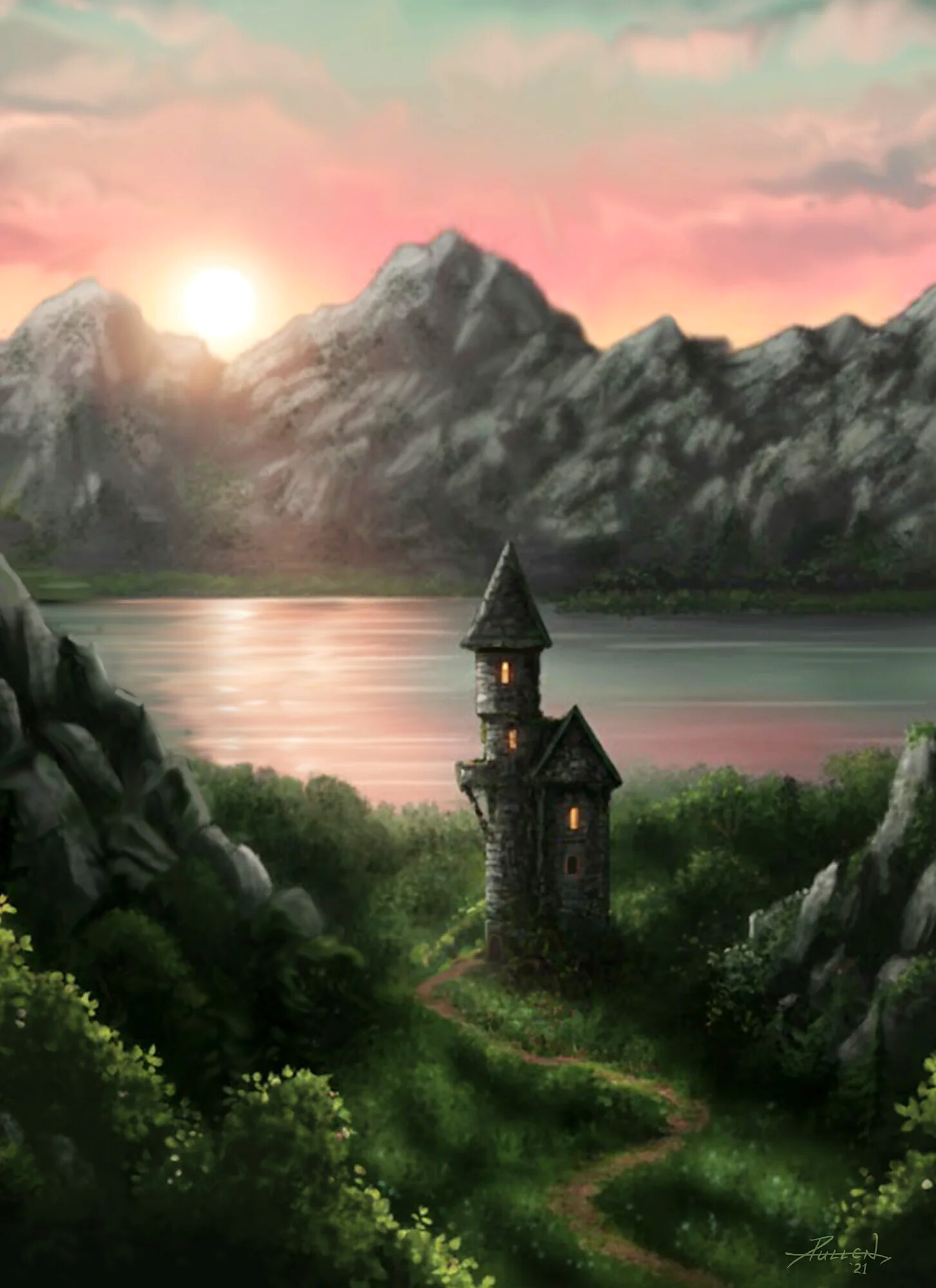 Tower in the Mountains
