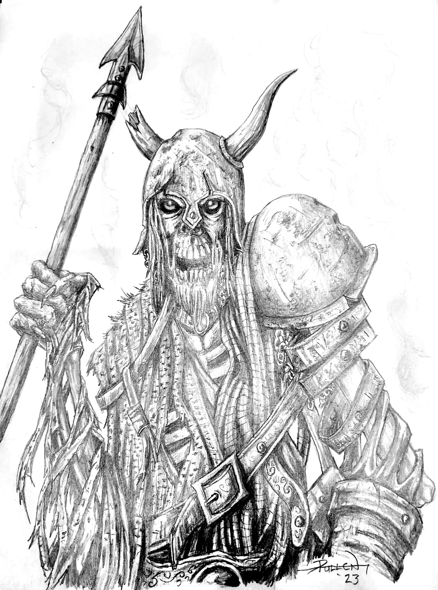 Untitled Pencil Study, pencil drawing